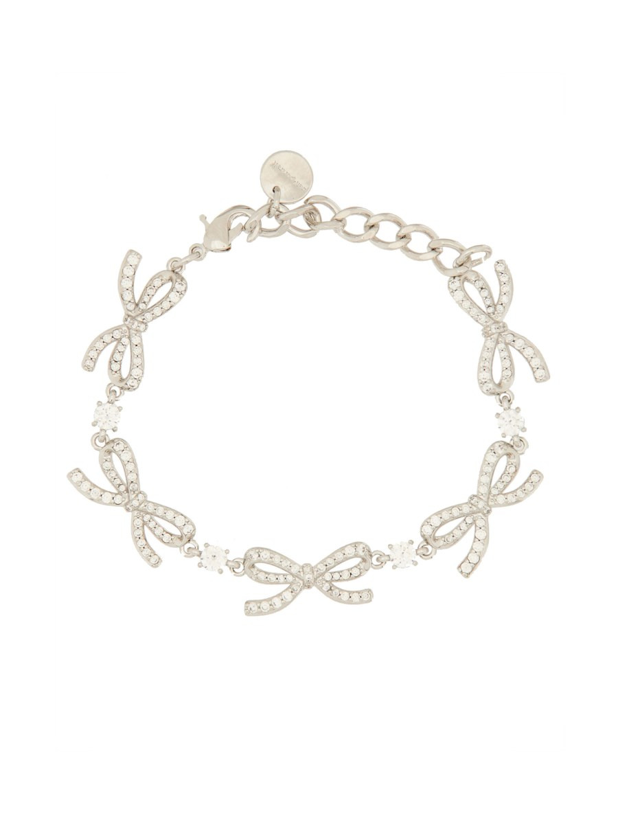 BRACELET WITH BOWS AND CRYSTALS - 1