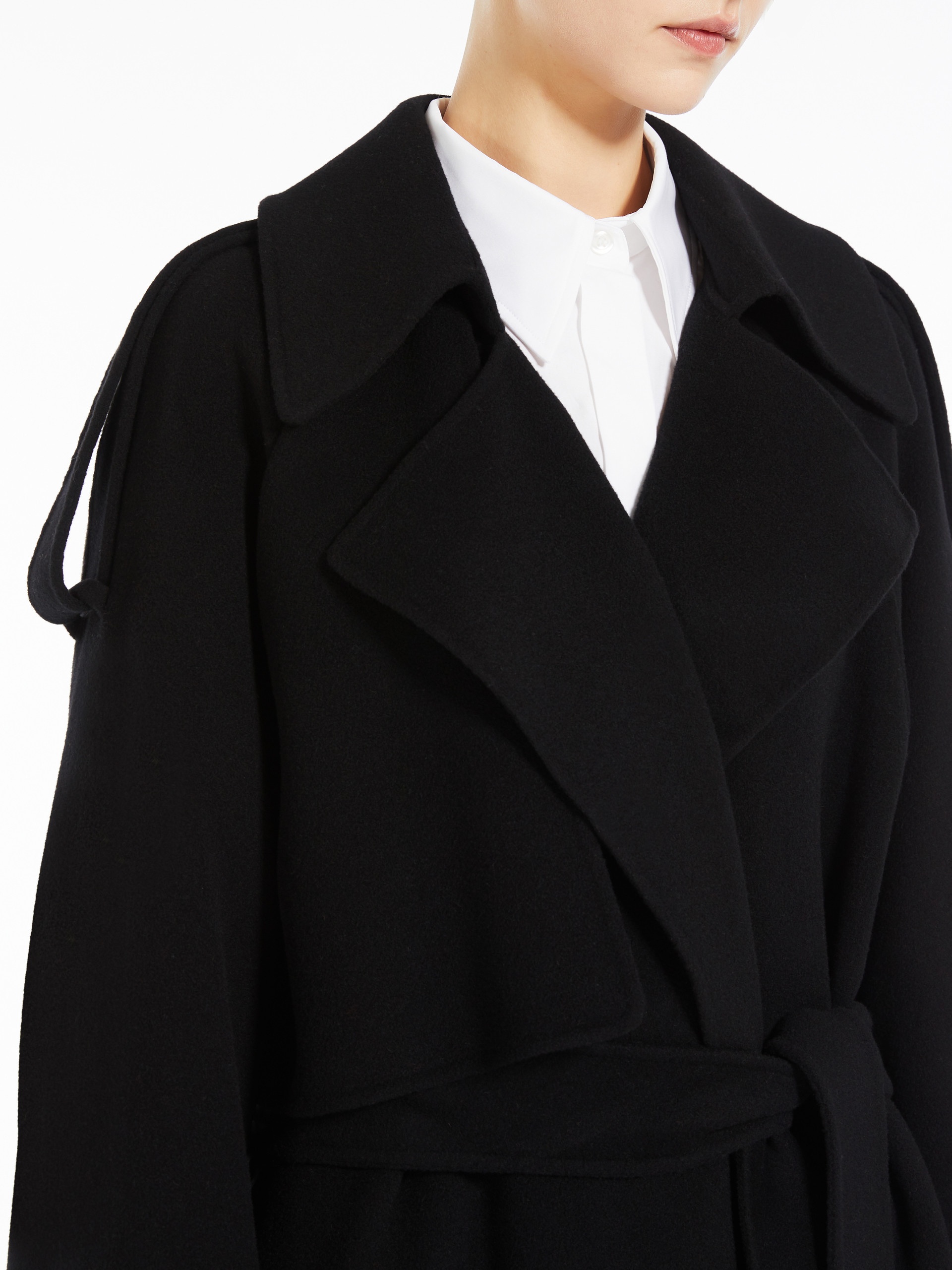 FIORE Double-faced wool trench coat - 5