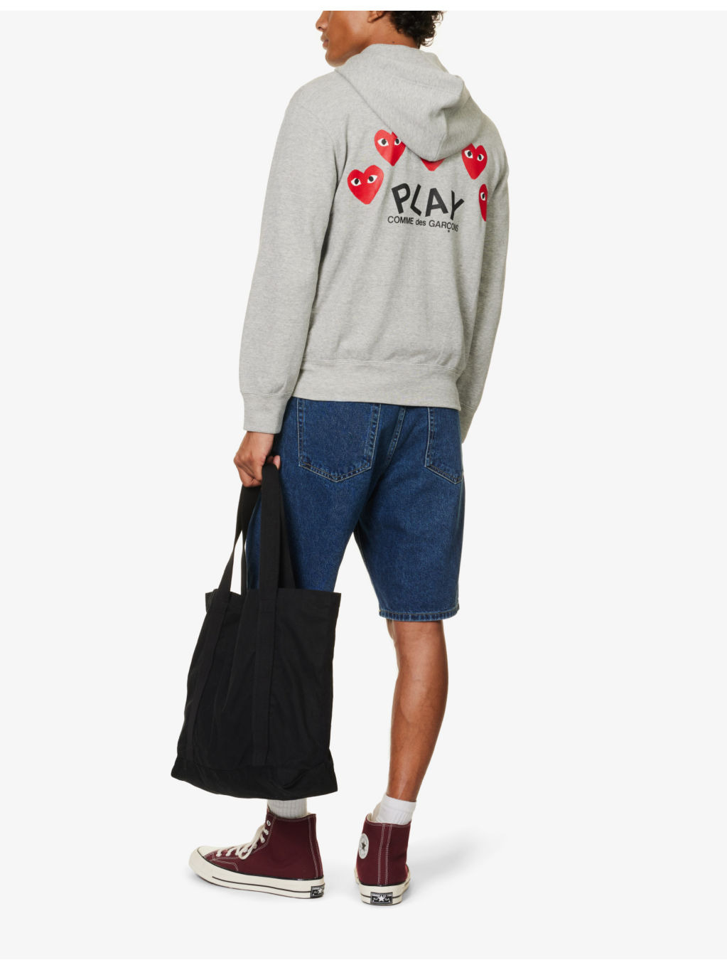 Logo-embroidered cotton-jersey hoody - 3