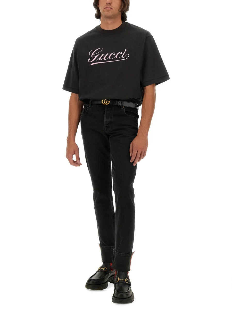 Gucci Men Pants With Web Details - 1