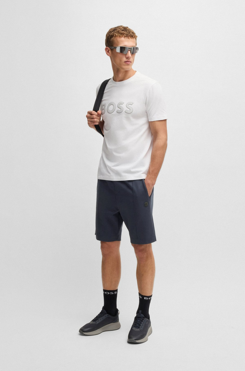 BOSS SHORTS WITH DOUBLE B MONOGRAM outlook