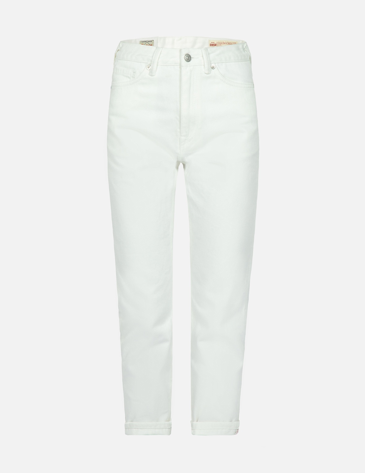KAMON AND GODHEAD-PATTERN DAICOCK INSERT RELAX-FIT JEANS - 1