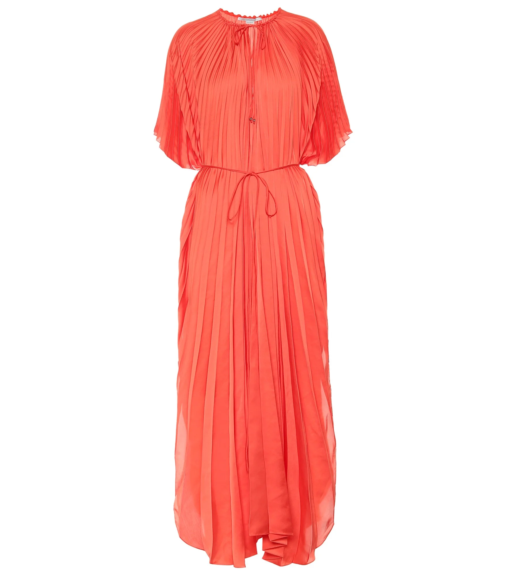 Nowra pleated satin maxi dress - 1