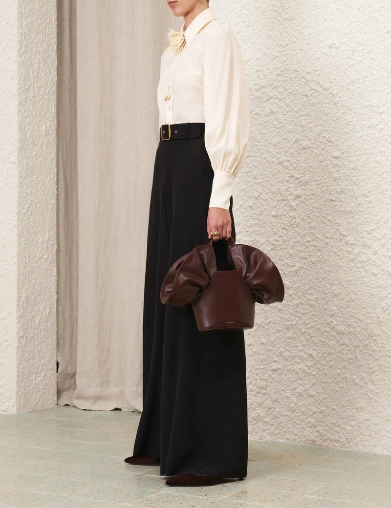 BELTED WIDE LEG PANT 3