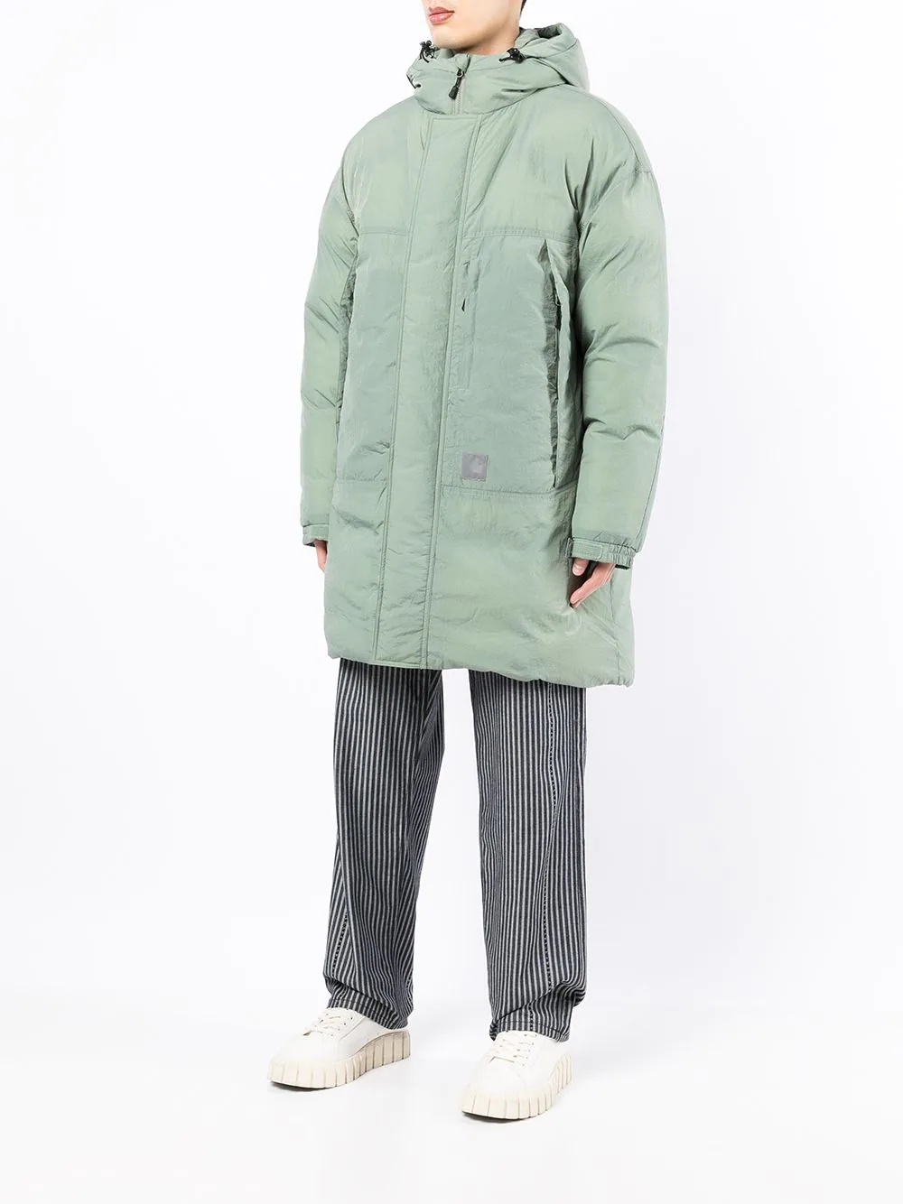 hooded padded coat - 3