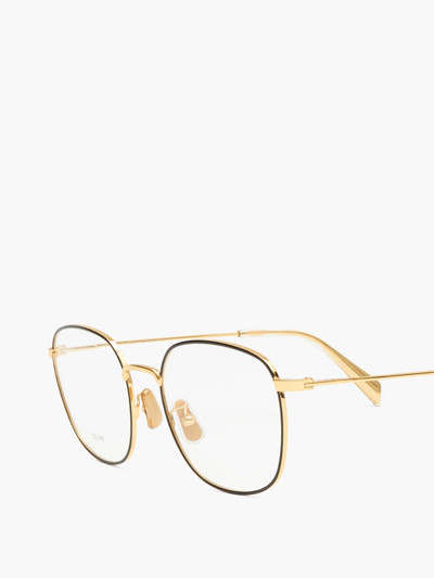 CELINE Round metal glasses outlook