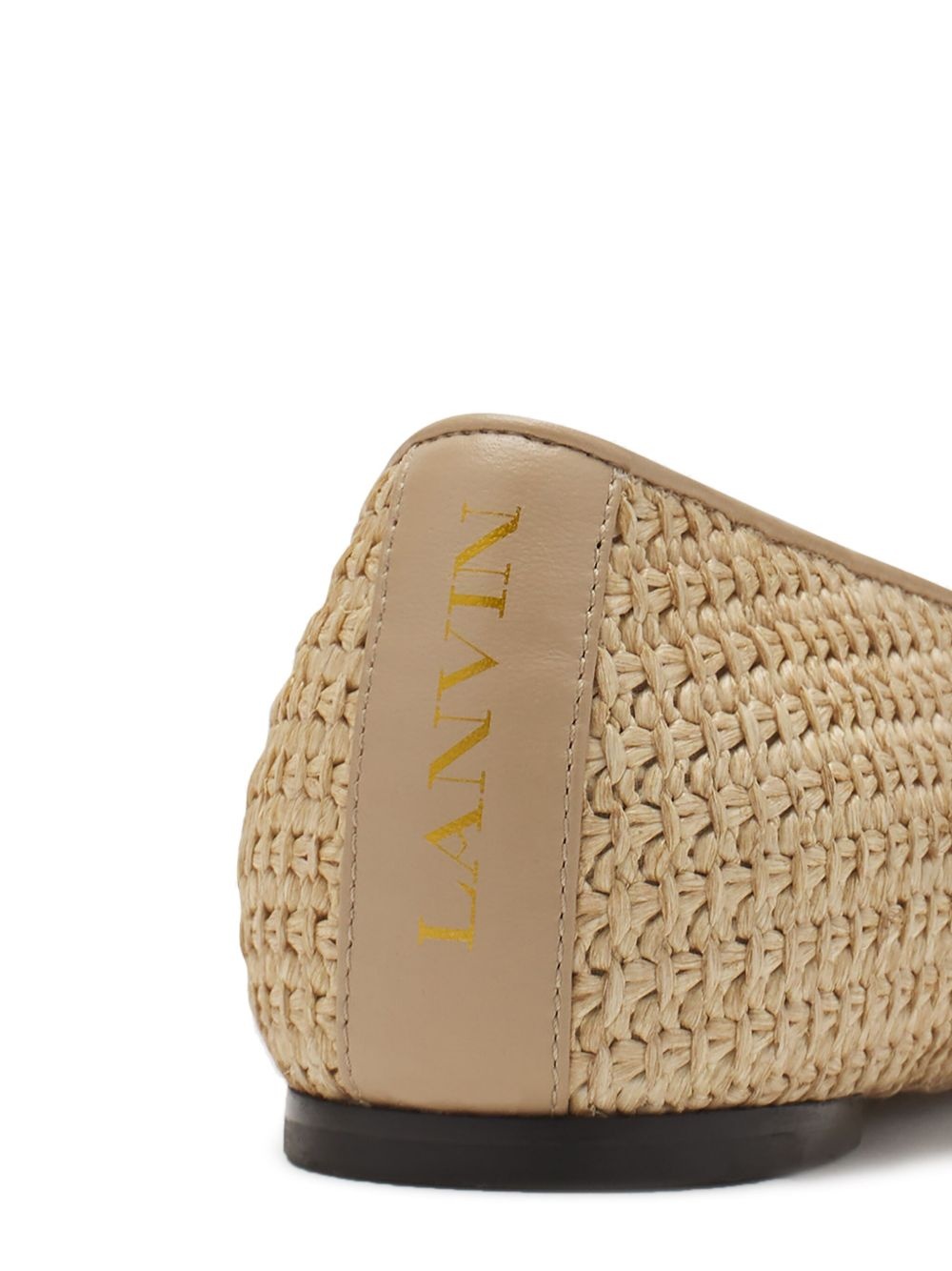 raffia ballet flats - 5