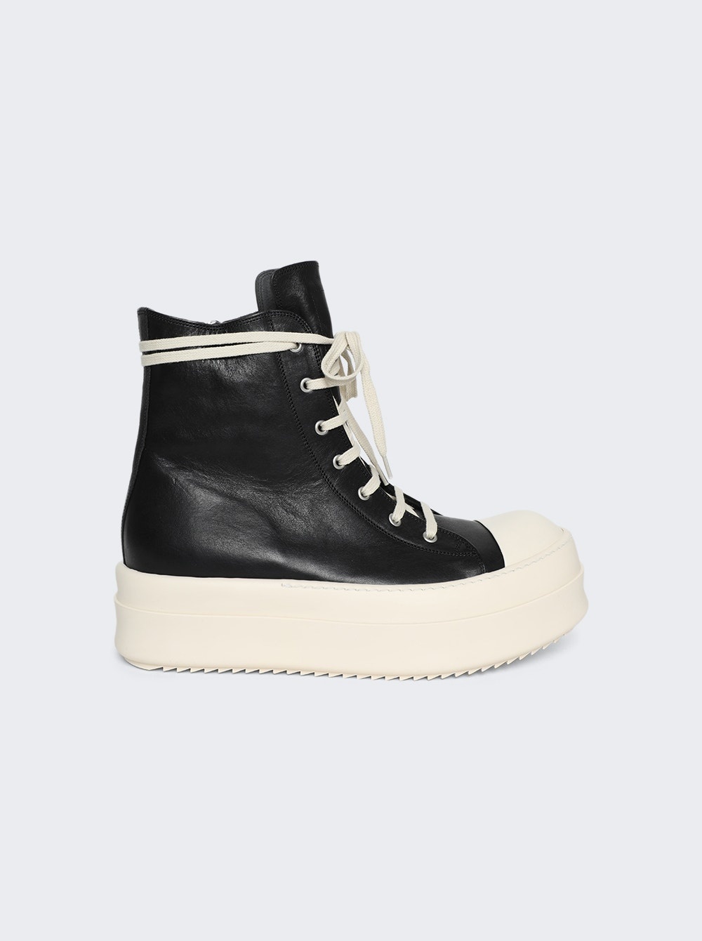 Scarpe in Pelle Mega Bumper High Top Sneakers Black / Milk - 1