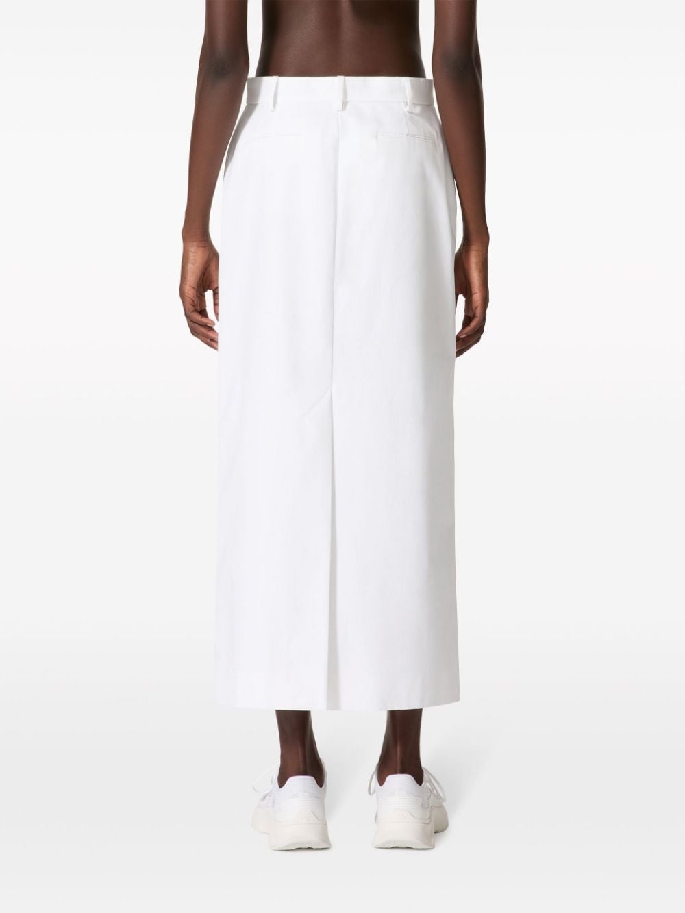 cotton midi skirt - 4