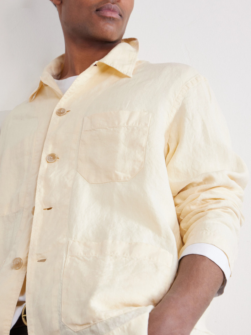 Perry Linen and Cotton-Blend Woven Jacket 5