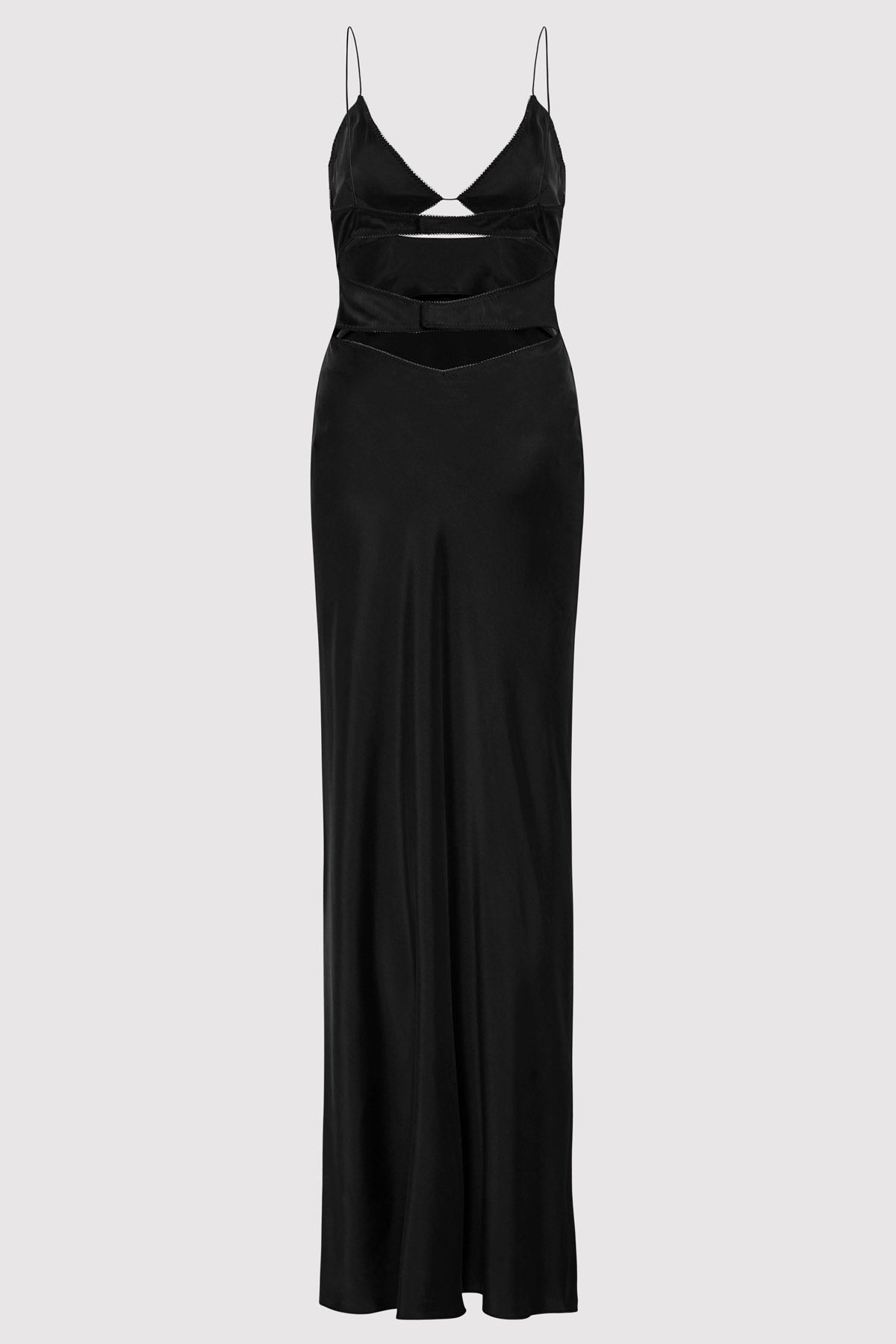Soft Silk Bra Bias Slip - Black - 7