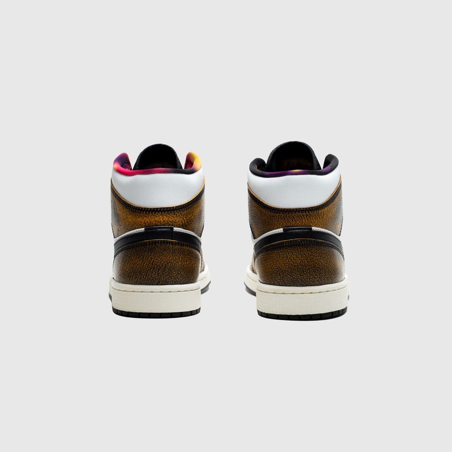 AIR JORDAN 1 MID SE "ORANGE WEAR AWAY" - 4