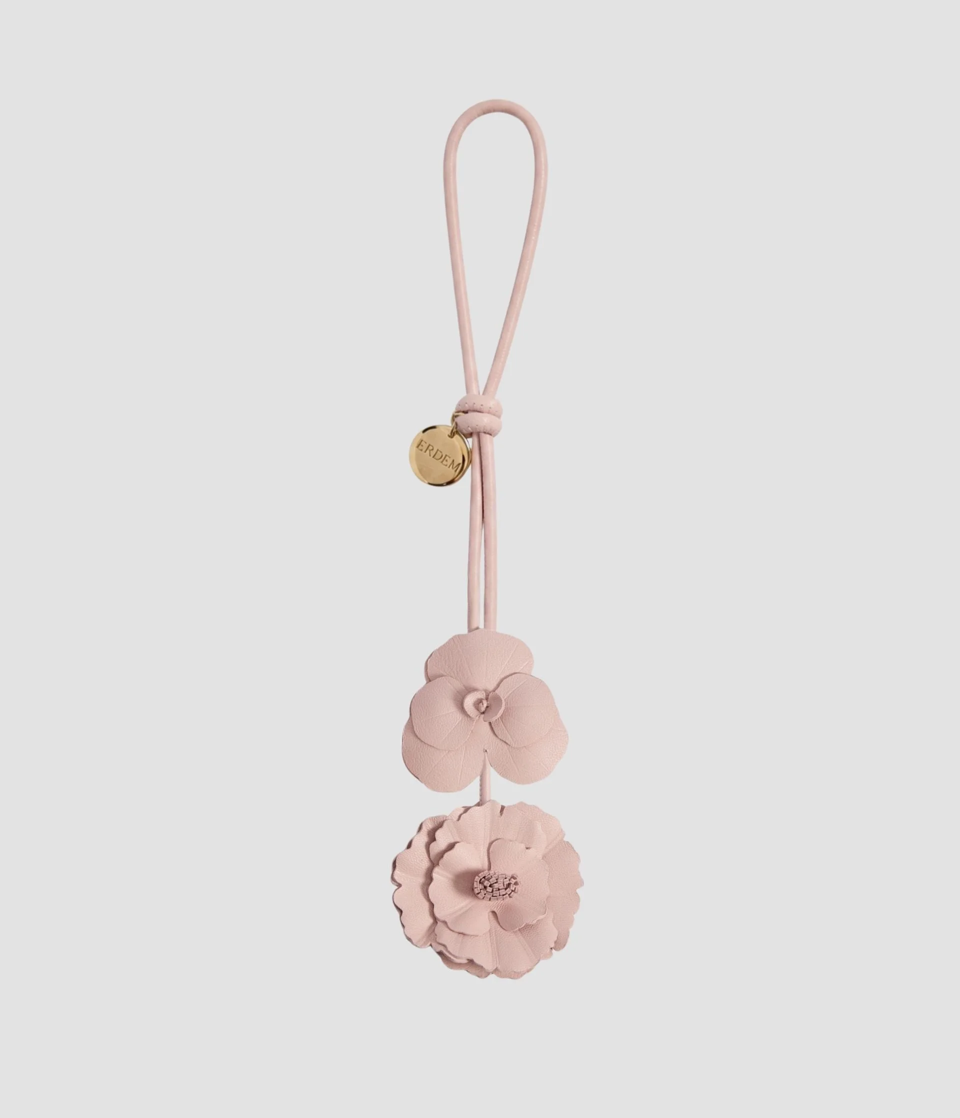FLOWER LEATHER CHARM - 1