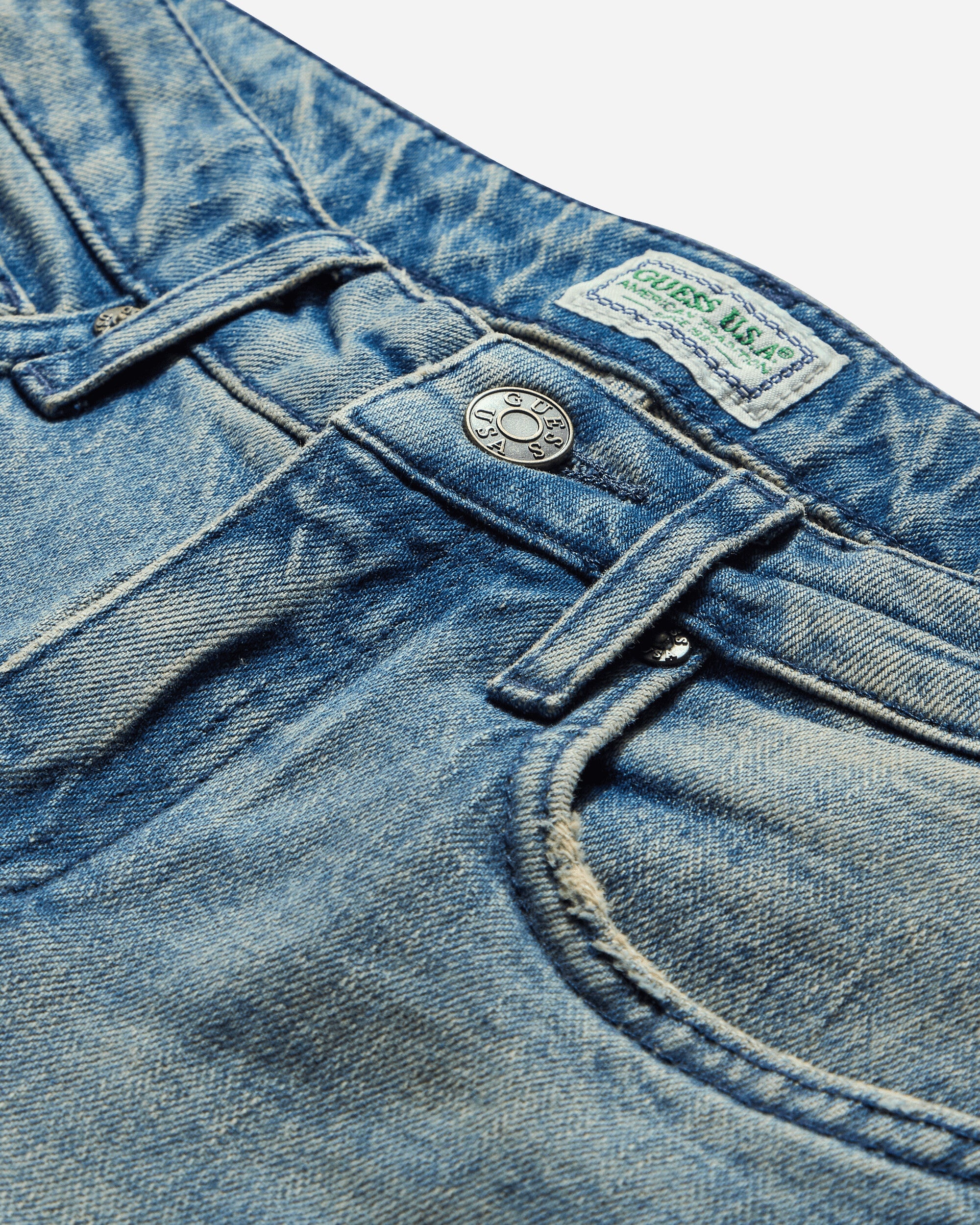 Women's Flare Denim Pants Used Indigo Wash - 3