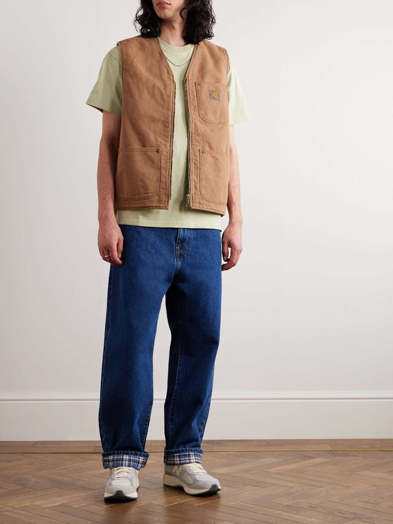 Carhartt Chase Logo-Embroidered Cotton-Jersey T-Shirt outlook