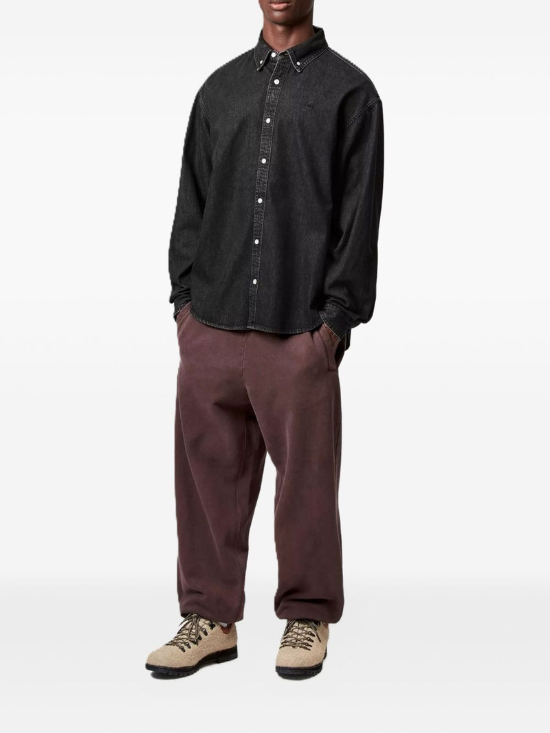 Carhartt button-down denim shirt outlook