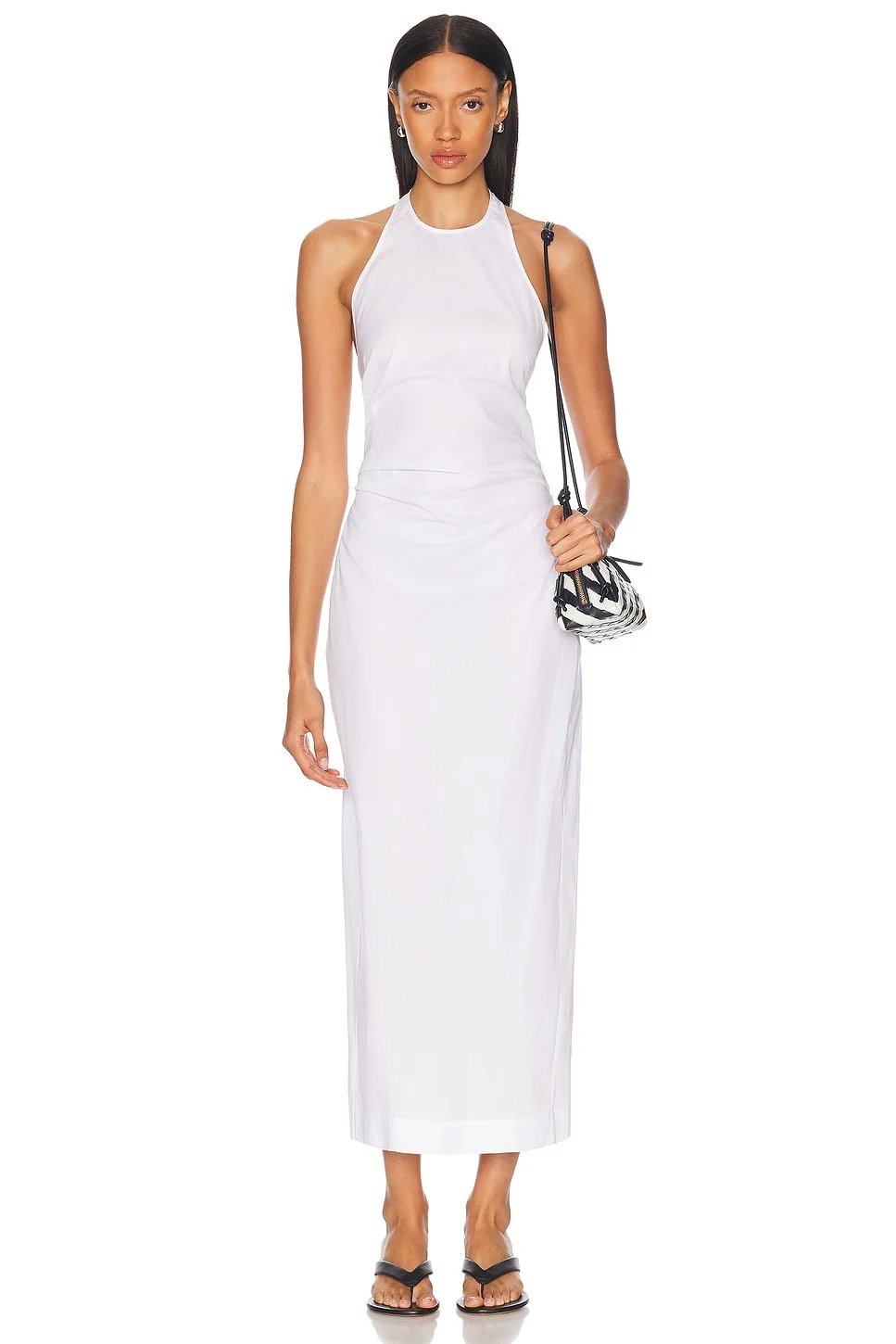 Poplin Halter Dress - 1