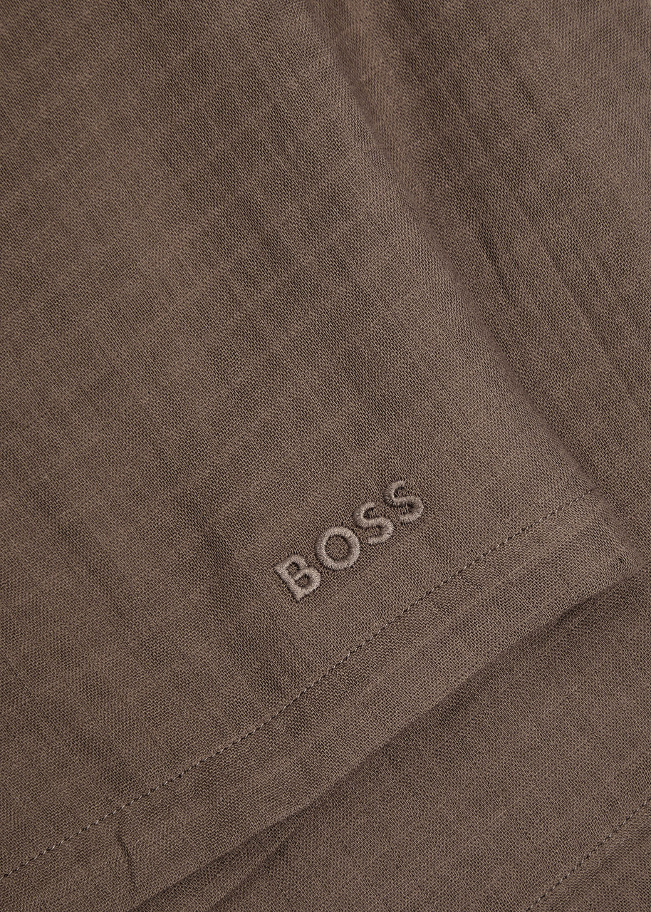 Boss Logo-embroidered Cotton Shorts - 5