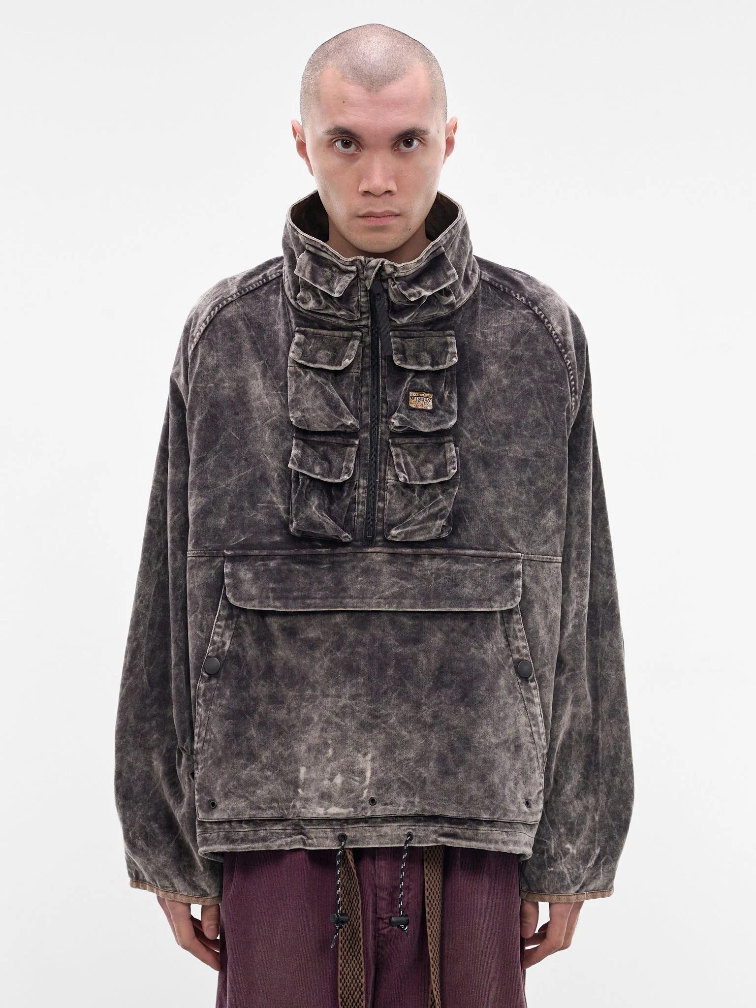 Faded Velveteen Nickel Anorak Jacket - 1