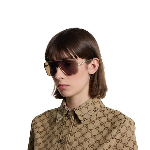 Rectangular frame sunglasses - 4