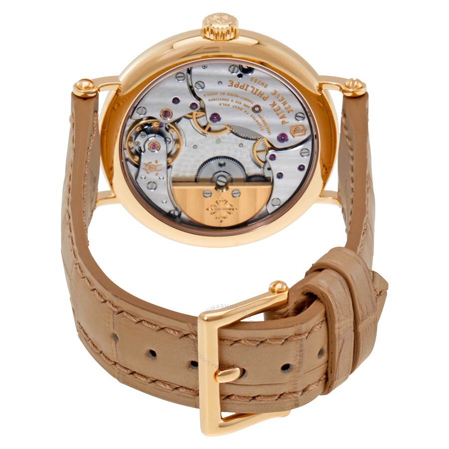 Patek Philippe Cream Dial 18kt Rose Gold Automatic Ladies Watch 7200R-001 - 3