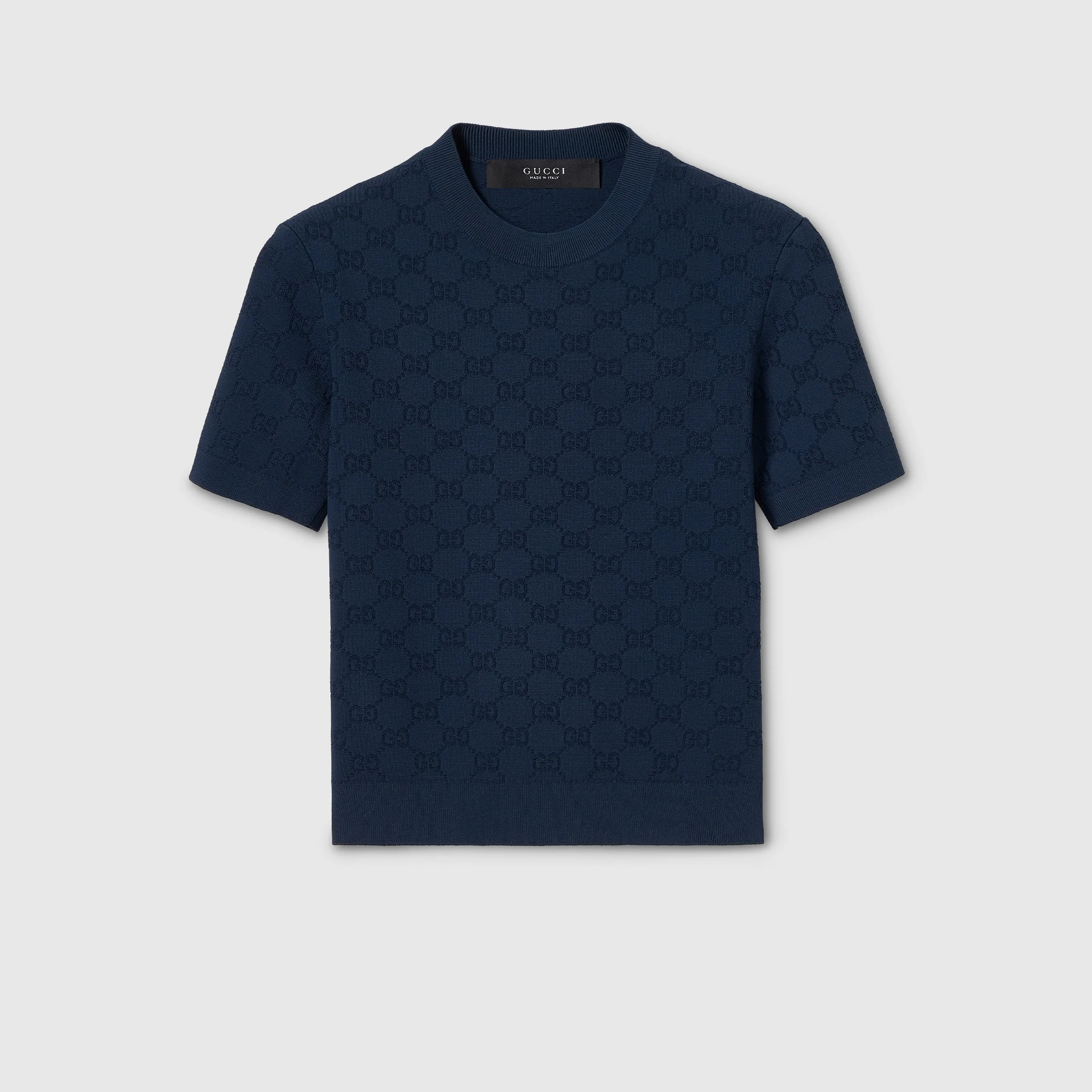 GG fine fabric jacquard top - 1