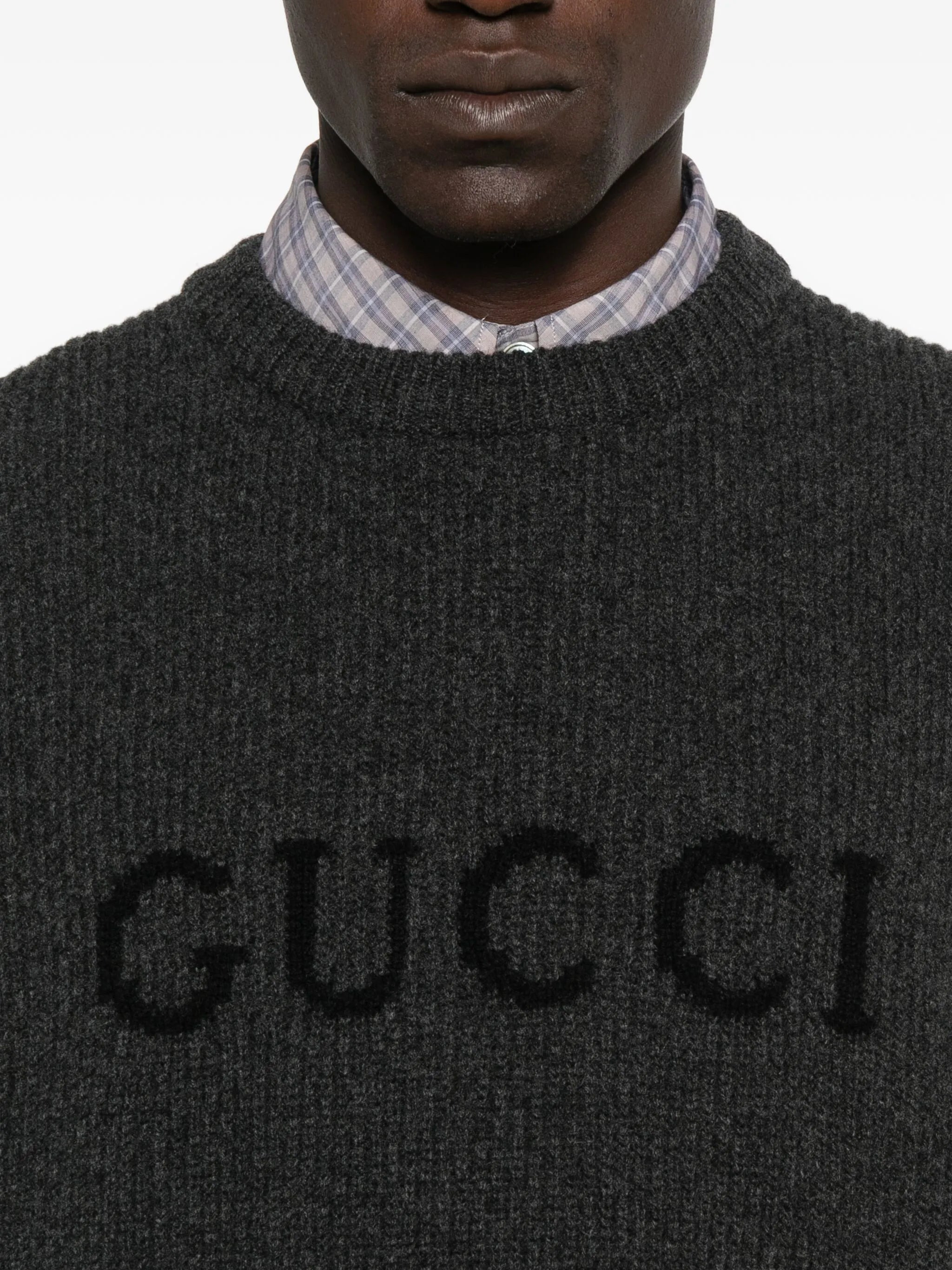Gucci Logo-detail Ribbed Sweater - 4