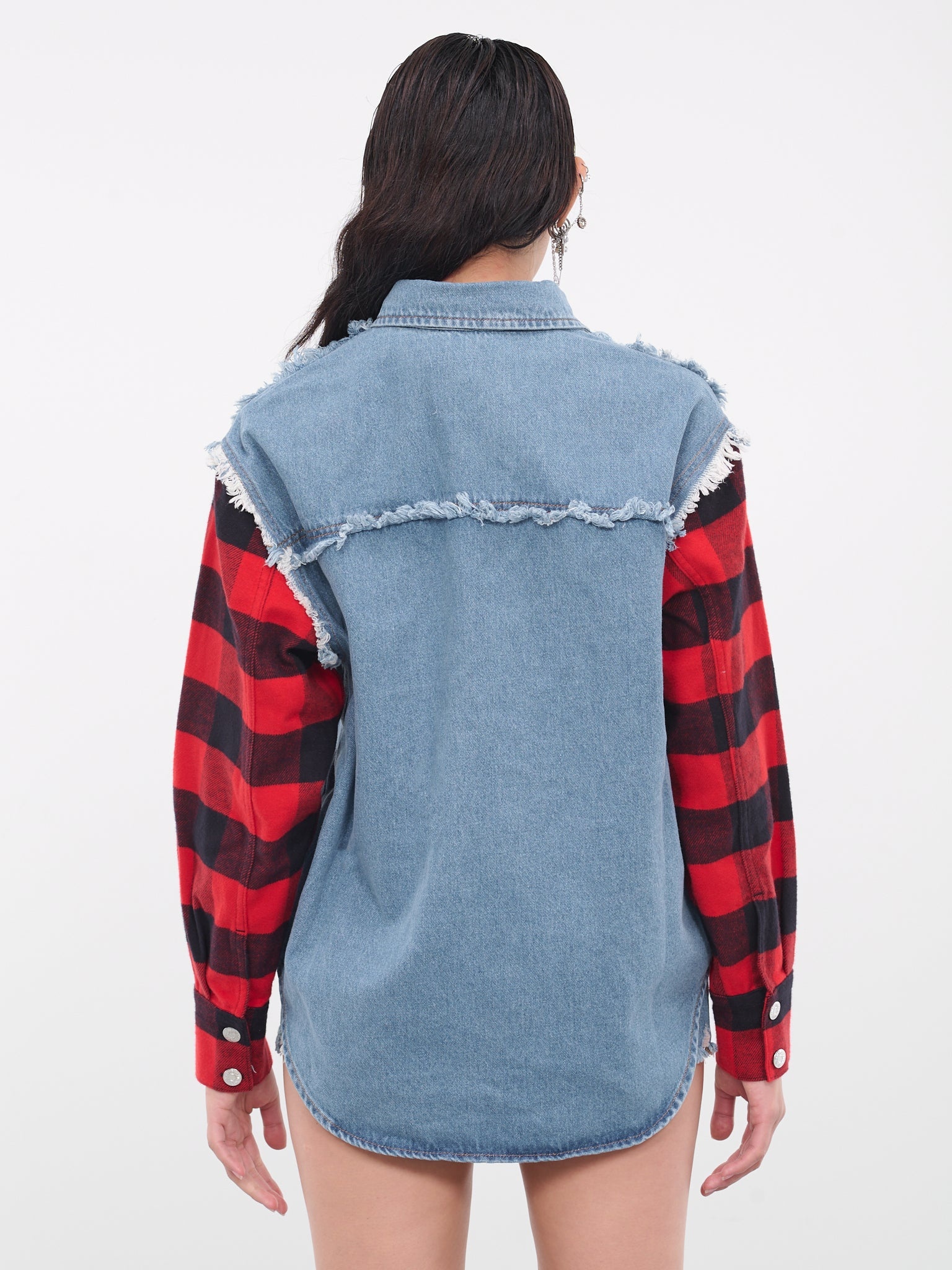 Check Denim Shirt - 3