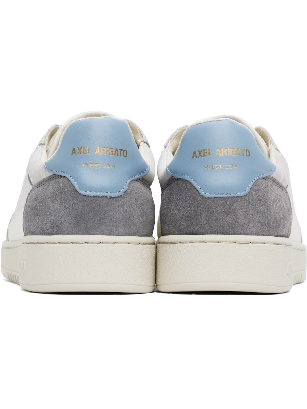 Gray & Off-White Dice Lo Sneakers - 2