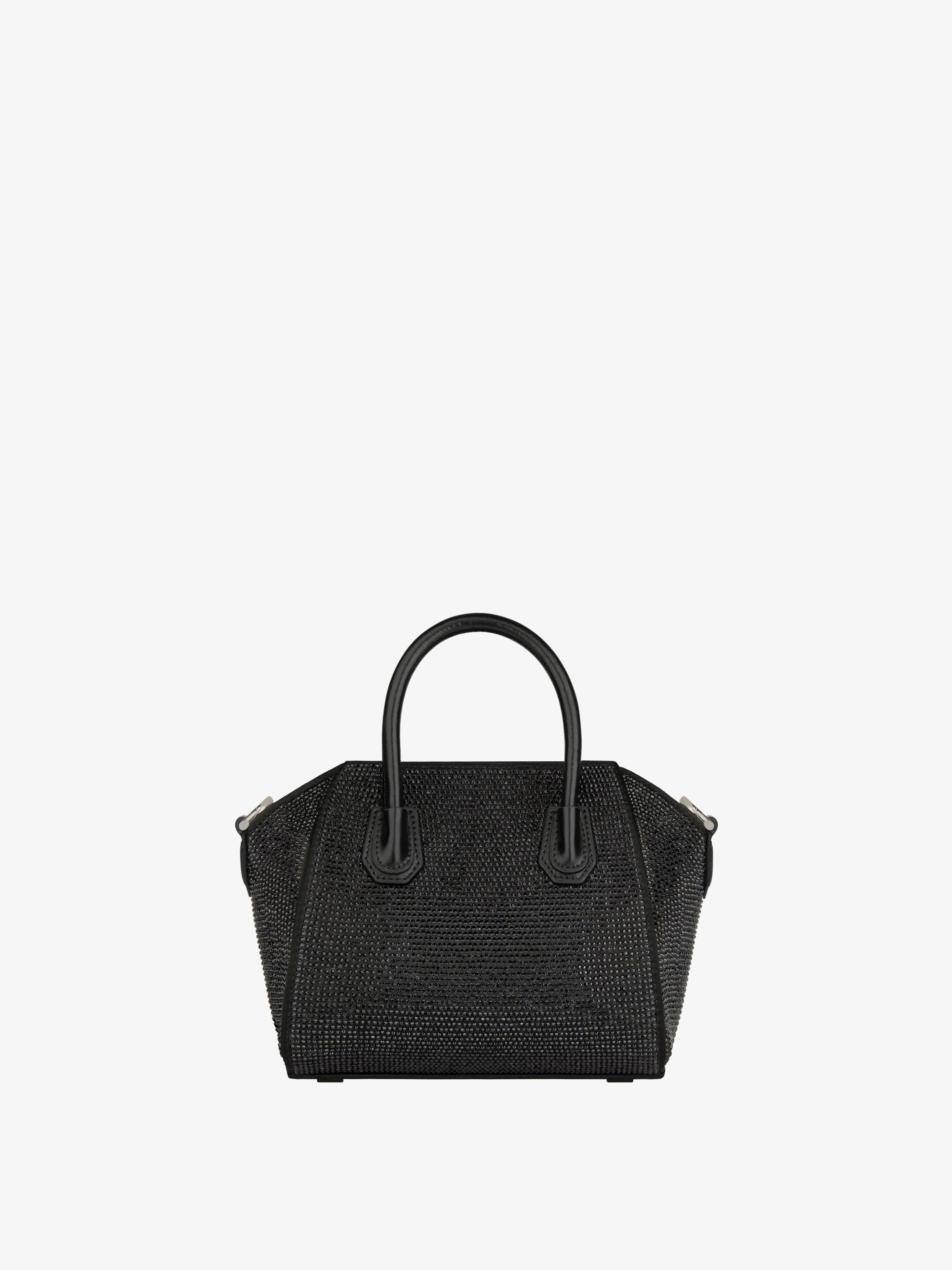 ANTIGONA TOY BAG IN SATIN WITH STRASS - 4