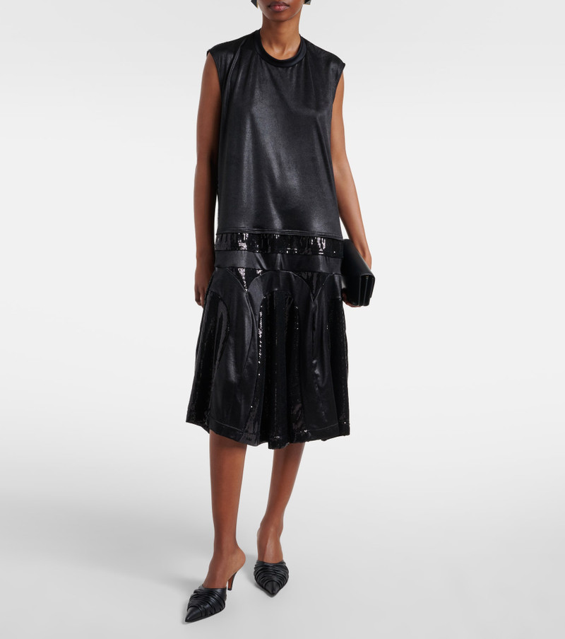 Junya Watanabe Sequined midi dress outlook