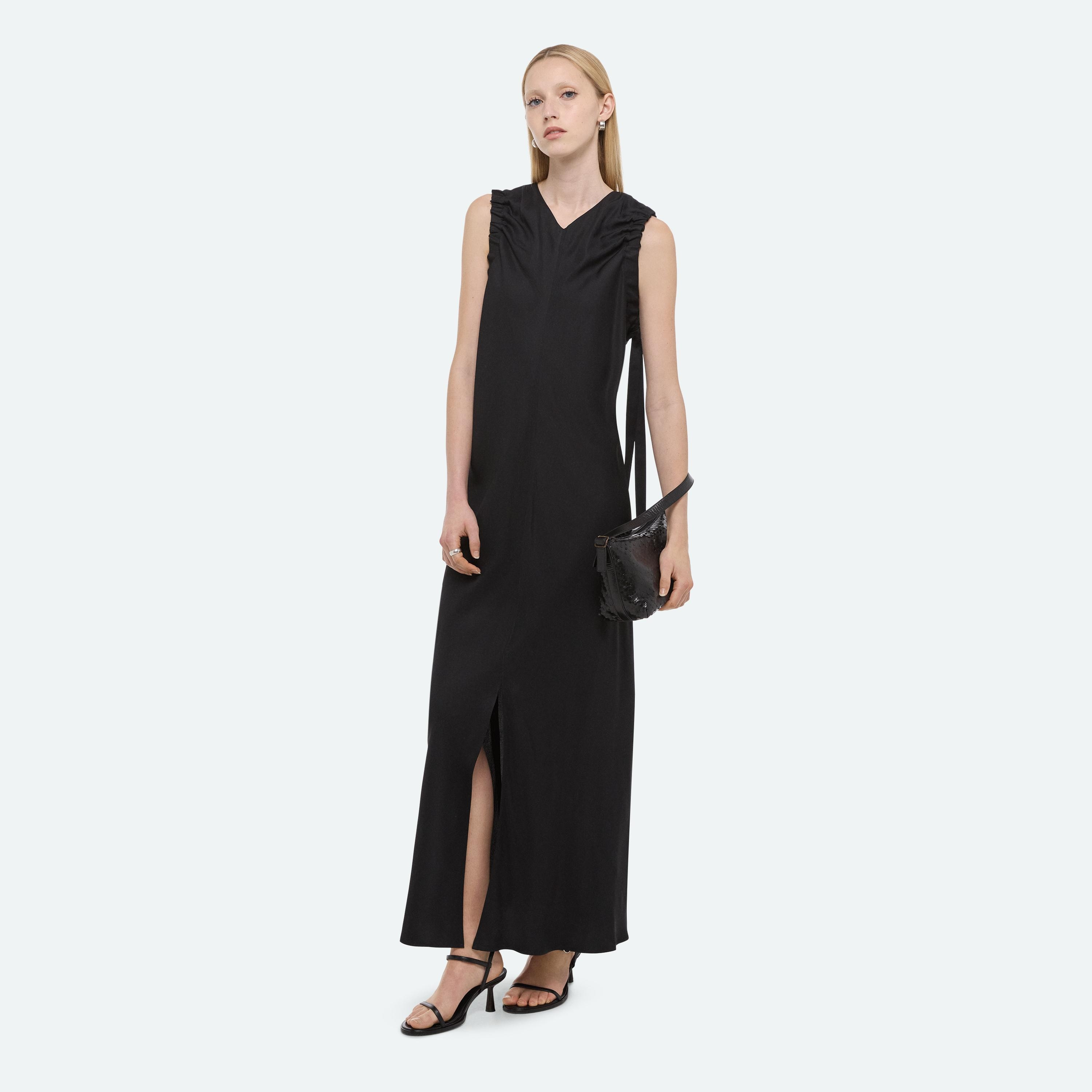 RUCHED ARMHOLE DRESS - 7