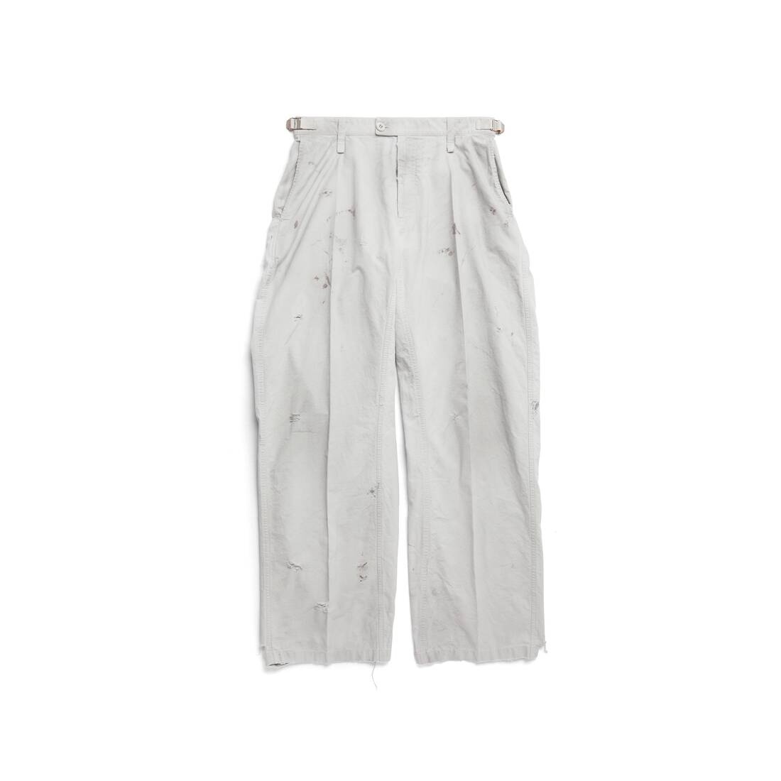 Minimal Cargo Pants  in Light Grey - 1