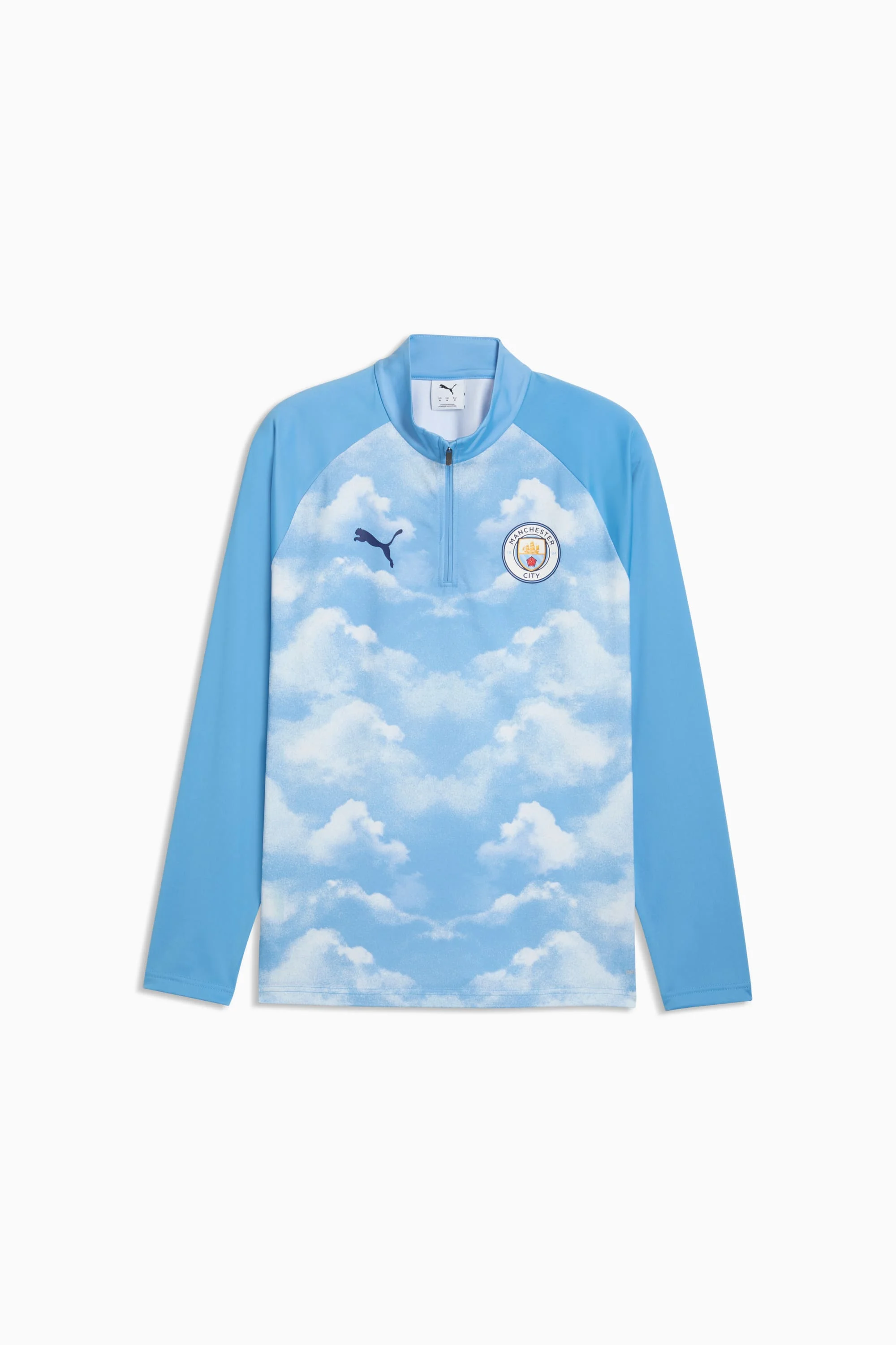 Manchester City Men's Quarter-Zip Warmup Top - 1