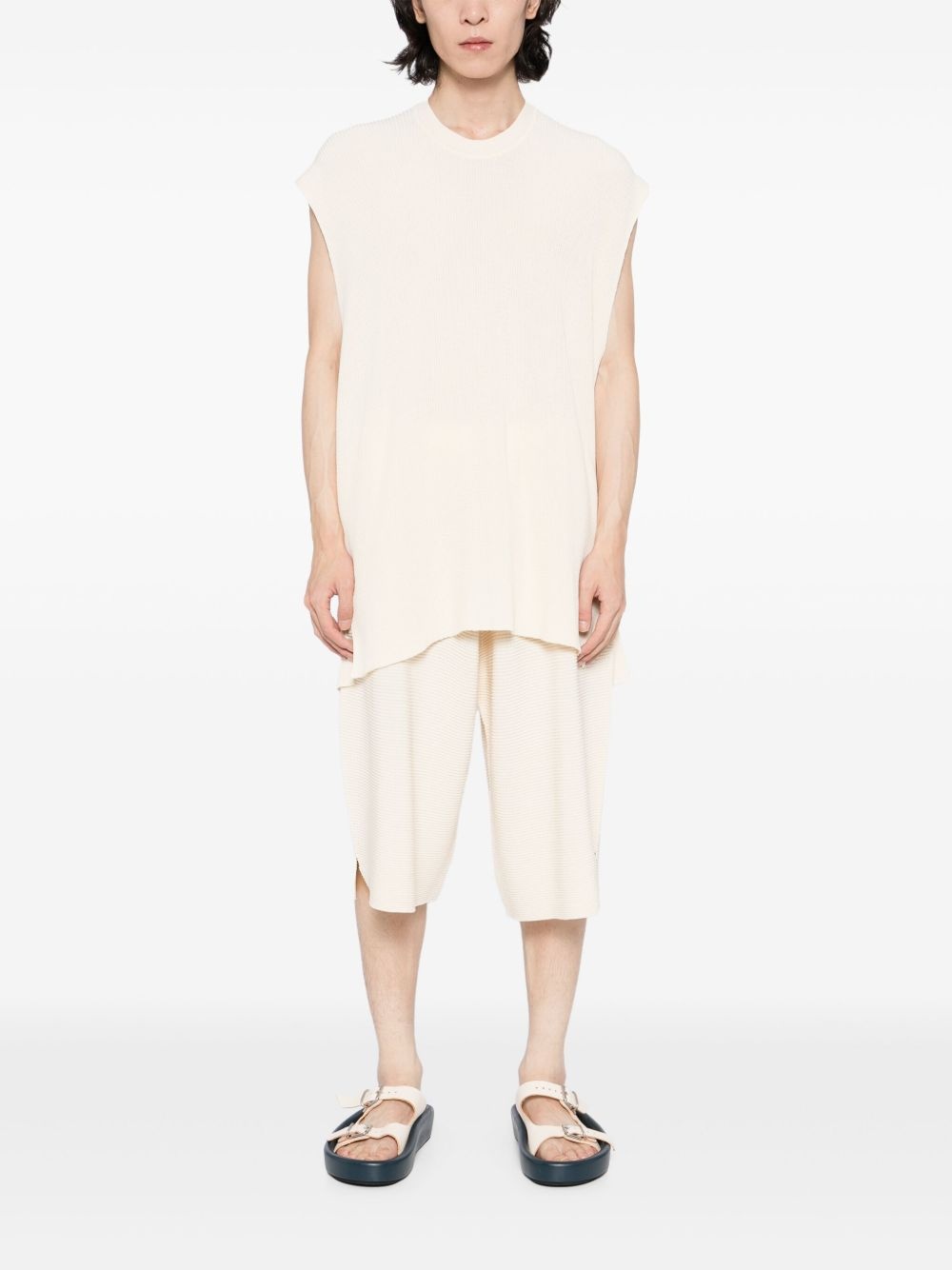 tight twist cotton vest - 2