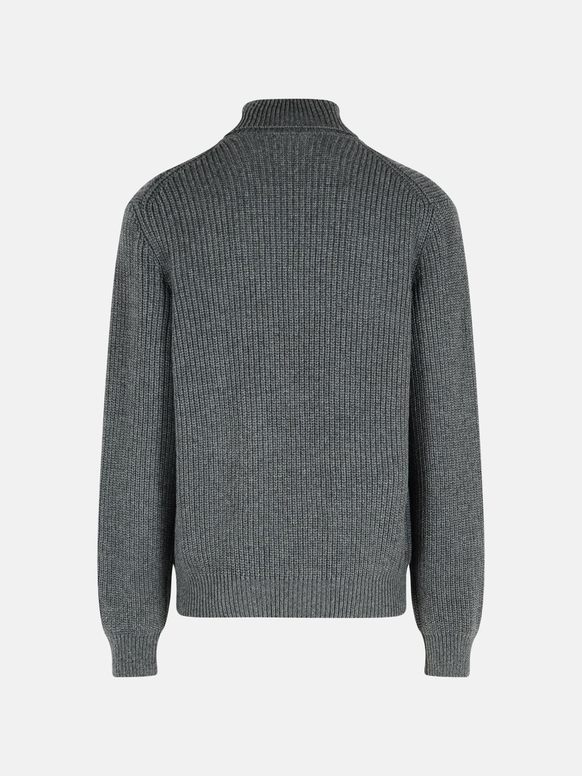 I GREY VIRGIN WOOL SWEATER - 3