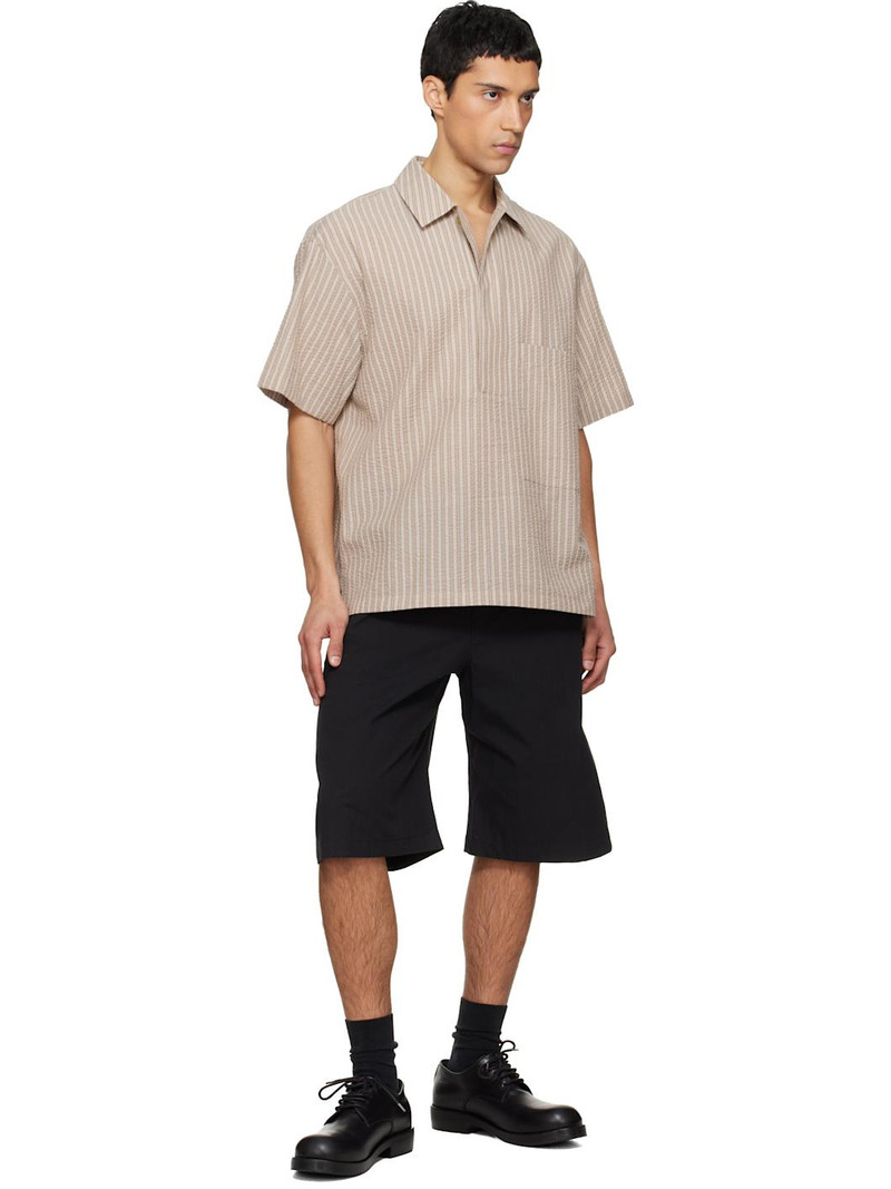 LE17SEPTEMBRE Beige Pullover Seersucker Shirt outlook