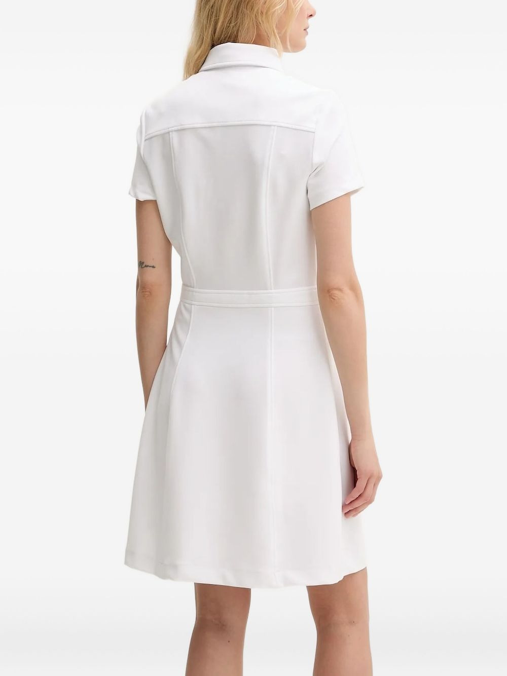 button-fastening mini dress - 2