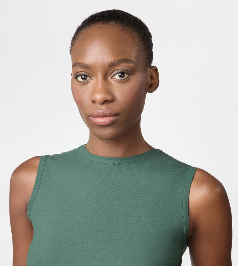 TOP IN COTTON JERSEY - GREEN 5