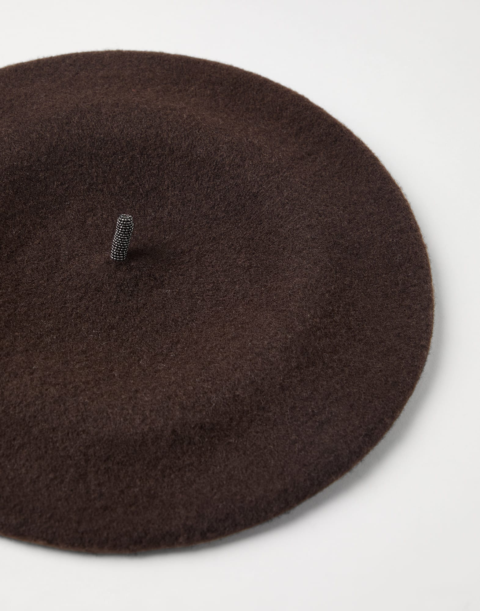 Wool beret with Precious detail - 2
