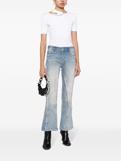 Y/Project high-waisted flared jeans outlook