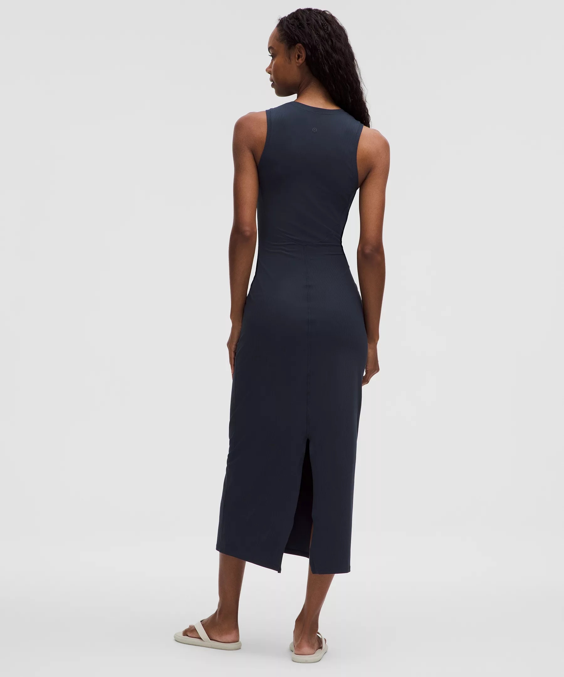 All Aligned Ribbed Midi Dress - 2