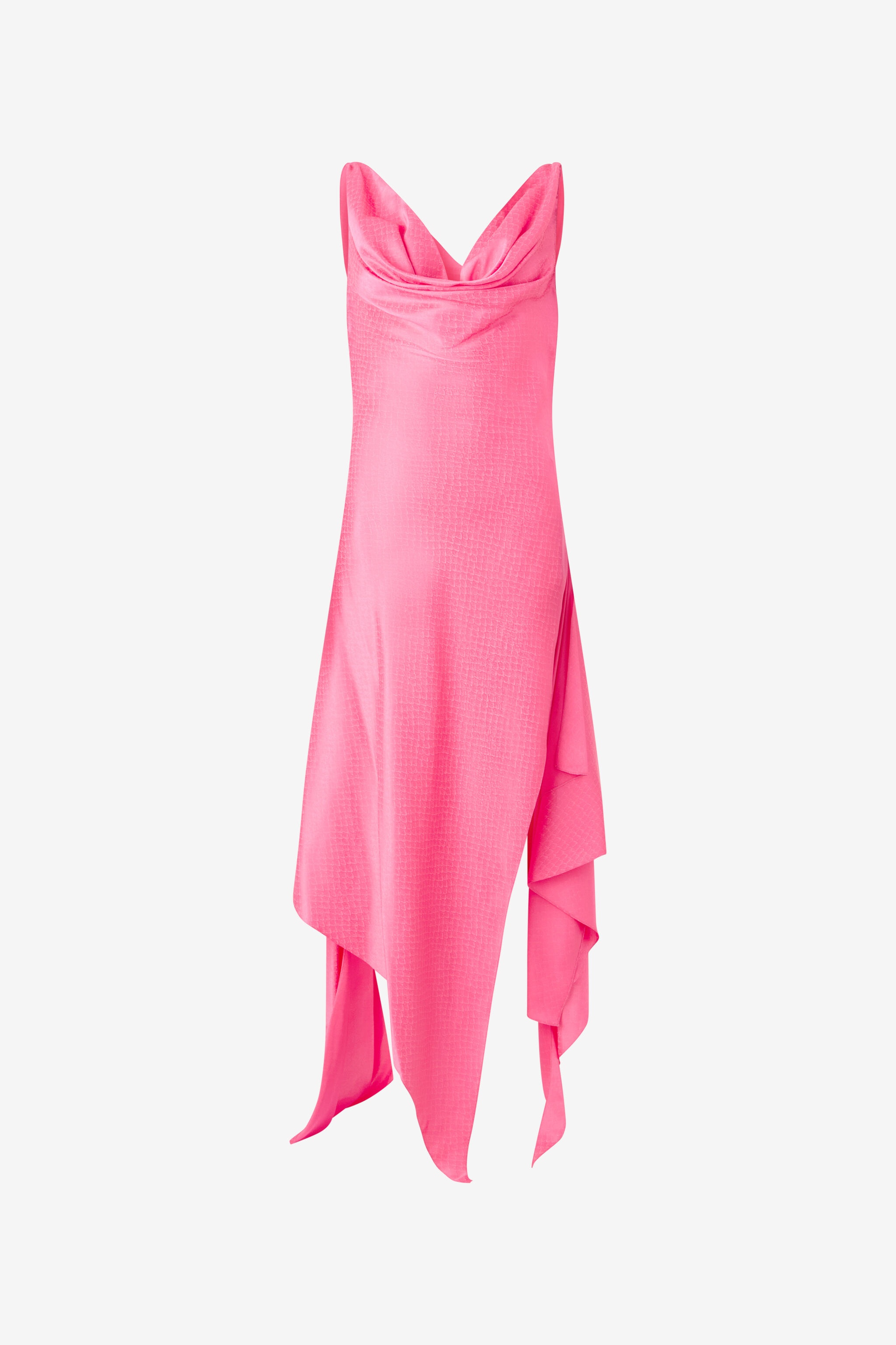 Dress With Asymmetric Skirt - 1