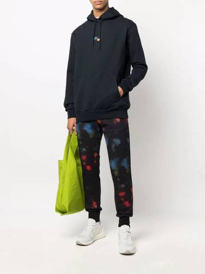 Paul Smith paint-splatter logo-print hoodie outlook