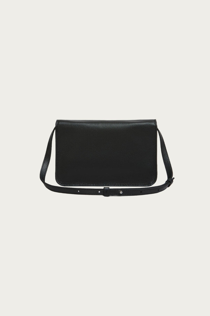 Marni Pebbled Leather Marni Pochette - Black outlook