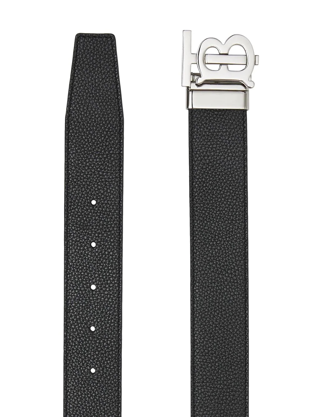 reversible monogram London Check belt - 2