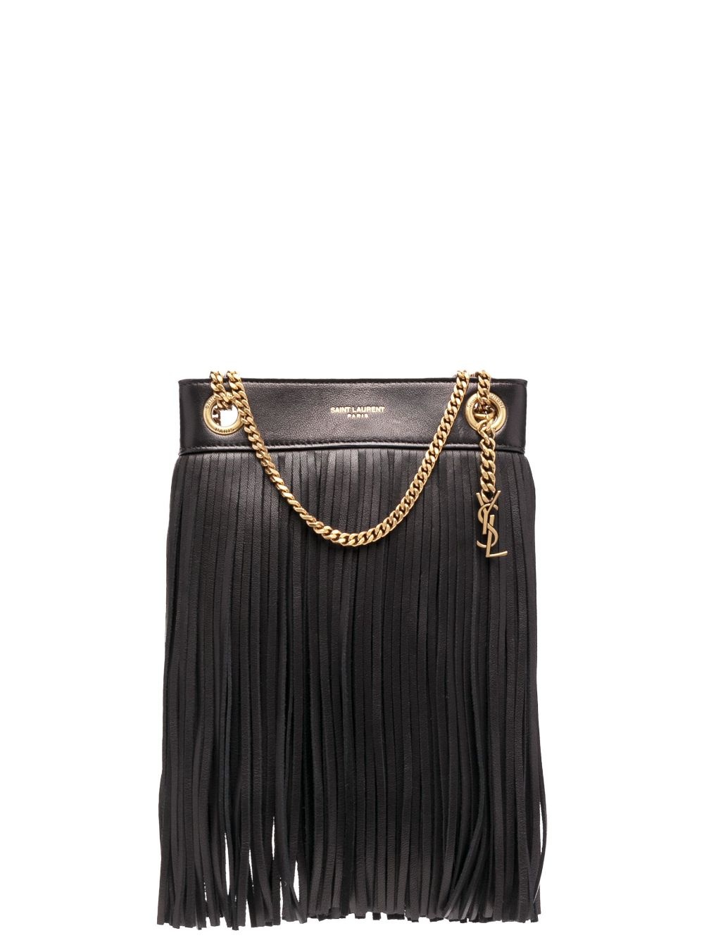 fringe-detail crossbody bag - 1