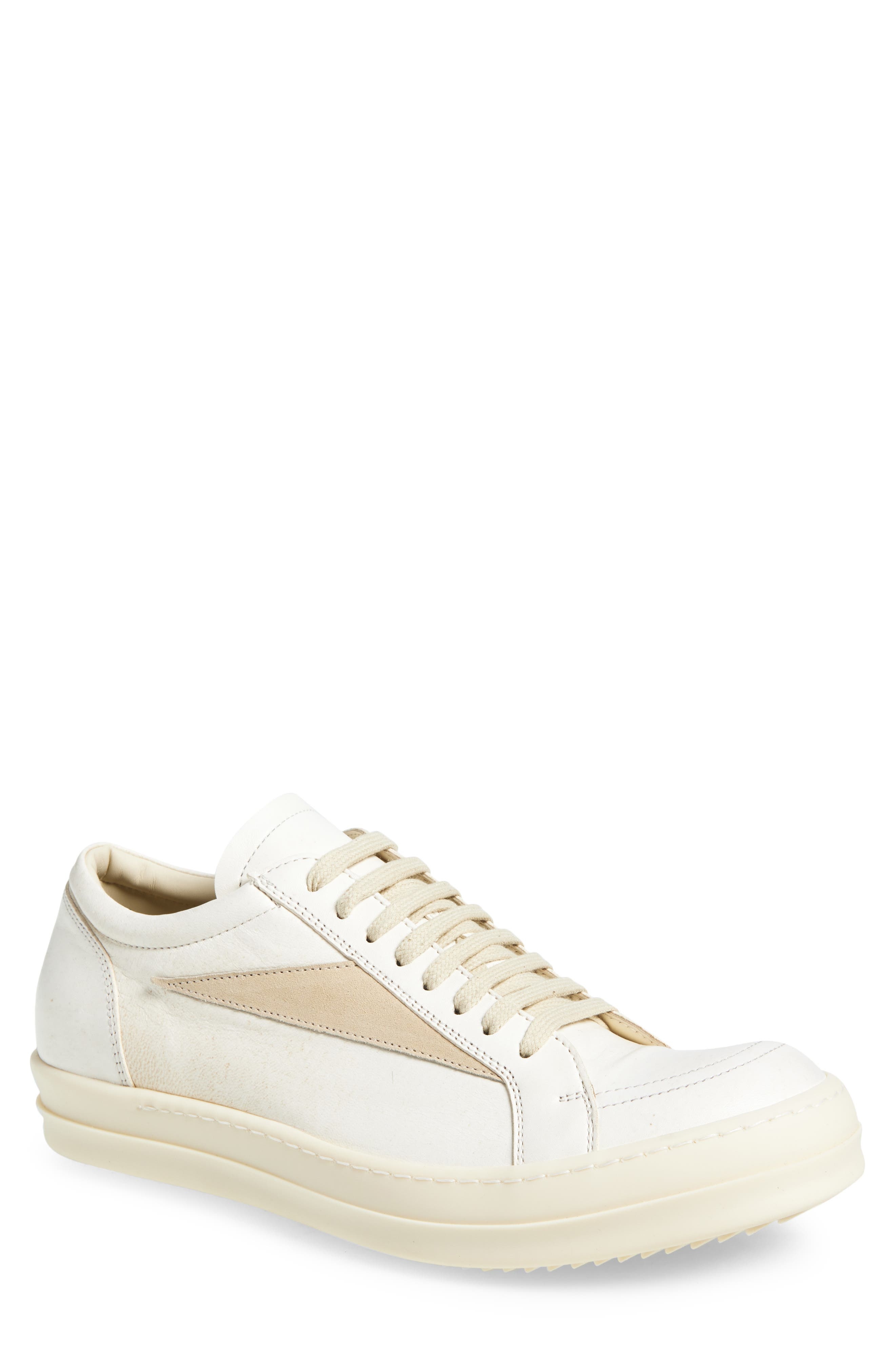 Rick Owens Vintage Sneaks Sneaker in Milk/Milk/Milk at Nordstrom - 1