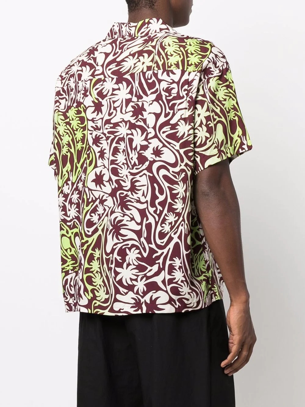 palm tree print shirt - 4