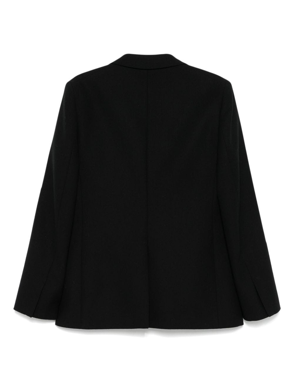 wool canvas blazer - 2